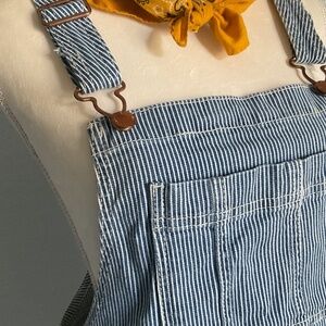 Denim Overall Shorts
